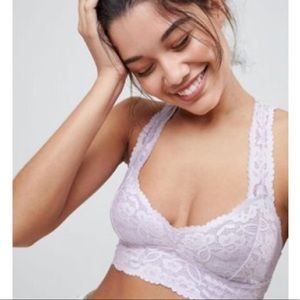FREE PEOPLE GALLOON RACERBACK BRALETTE, LILAC, Boho Chic Romantic